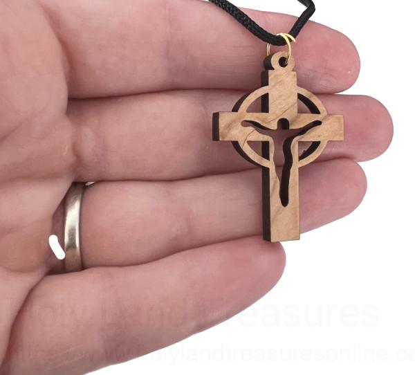 Wholesale Wooden Celtic Cross Necklaces 1.5 Inch | 900 @ $1.70 Each